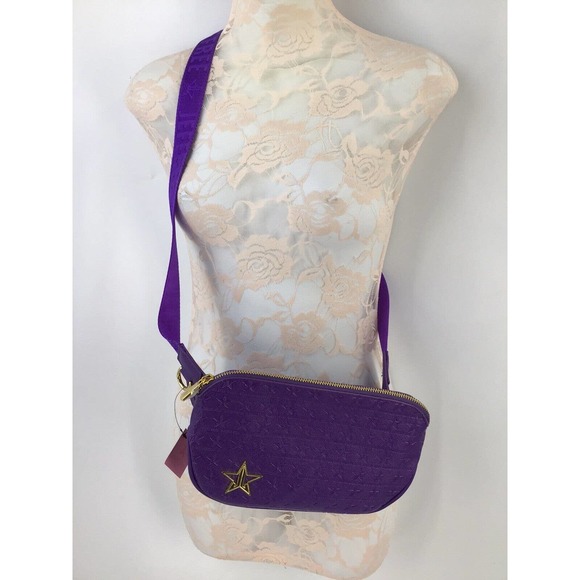Jeffree Star PURPLE Crossbody or Belts Bag New size 10X7 - Picture 4 of 13